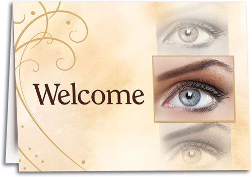 Simply Elegant Welcome Folding Card