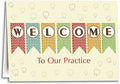 Mini Flags Welcome Folding Card
