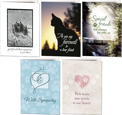 Nonpersonalised Sympathy Folding Card Assortment #10 (50pk)