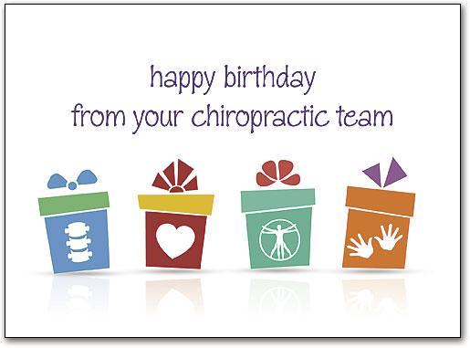 Birthday Boxes customisable Folding Card