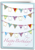 Flag Teeth Folding Card