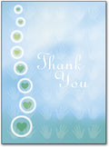 Encircled Hearts Thank You Folding Card