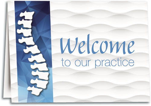 Ripple Welcome customisable Folding Card