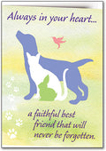 Always In Your Heart Customisable Folding Card