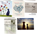 Nonpersonalised Sympathy Folding Card Assortment #11 (50pk)