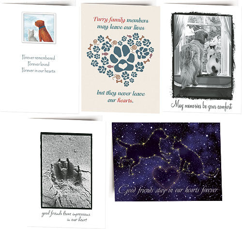 Nonpersonalised Sympathy Folding Card Assortment #12 (50pk)