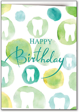 Dabs of Joy Birthday Folding Card