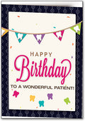 Banner of Bliss Birthday Folding Card