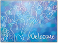 Loopy Teeth Welcome Folding Card