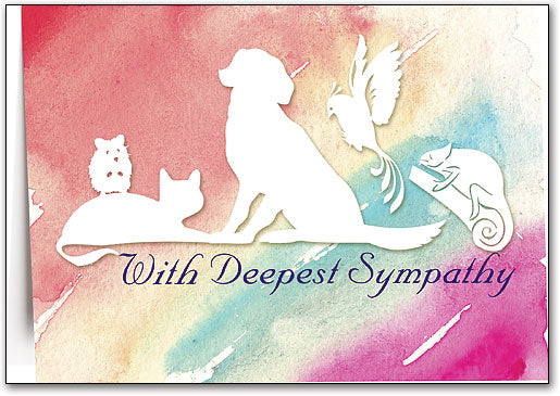 Washes of Hope customisable Folding Card