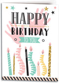 Birthday Superstar customisable Folding Card