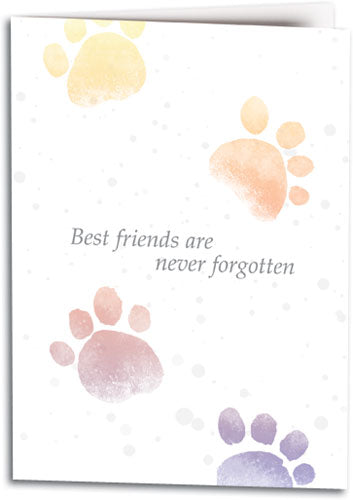 Watercolour Wishes Customisable Folding Card
