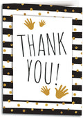 Golden Thank You Folding Card