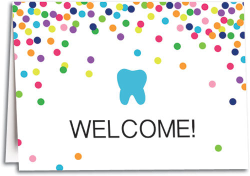 Every Shade Welcome Folding Card
