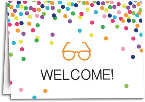 Grateful Speckles Welcome Folding Card
