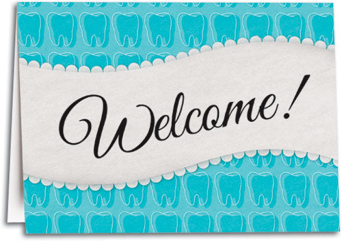 Smile of Gratitude Welcome Folding Card