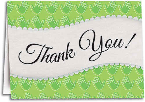 Vibrant Appreciation Thank You Folding Card