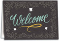 Decorative Swirls Welcome Folding Card