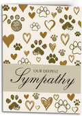 Heart Prints Folding Card
