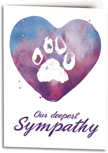 Tranquil Heart Folding Card
