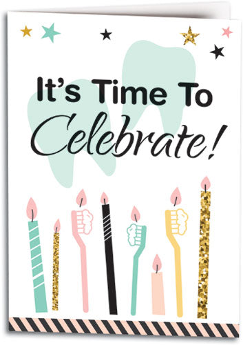 Brushes And Communication Folding Card