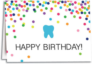 Tooth and Dots Folding Card