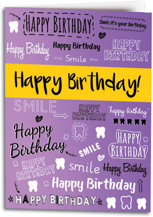 Happy Wishes Folding Card