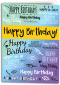 Friendly Words Birthday Folding Card