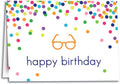 Birthday Speckles Folding Card