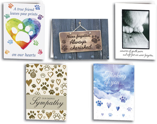 Nonpersonalised Sympathy Folding Card Assortment #16 (50pk)