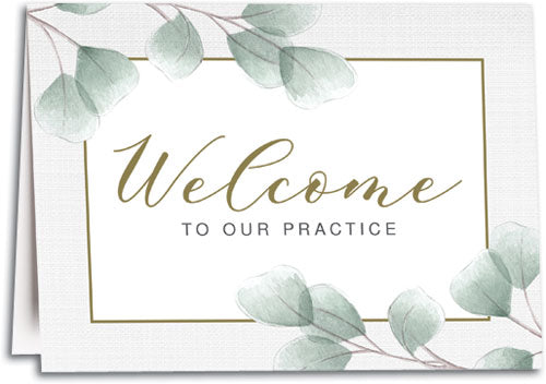 Sage Simplicity Welcome Folding Card