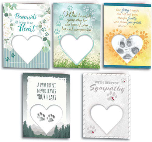 Nonpersonalised Sympathy Folding Card Assortment #18 (50pk)