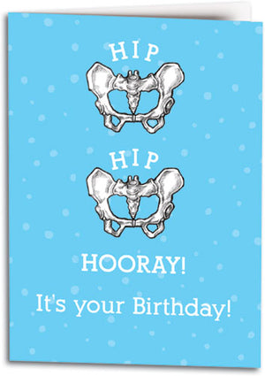 Hip Hip Hooray Birthday Folding Card