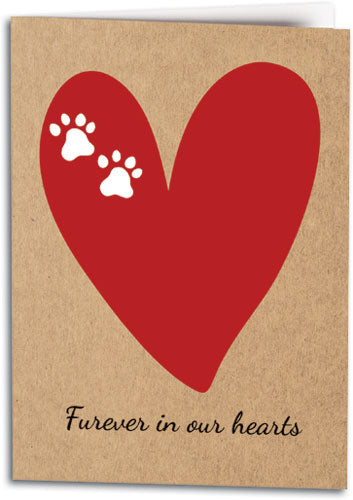 Furever Hearts Folding Card