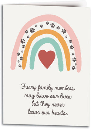 Loving Rainbow Sympathy Folding Card