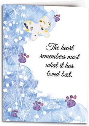 Remembered forever Seed Paper Folding Card