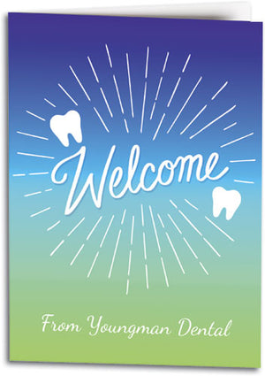 Shine Bright Welcome Folding Card