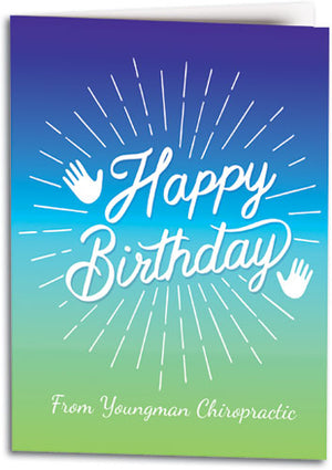 Bright Hands Birthday Folding Card