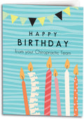 Spine Candles Birthday Folding Card