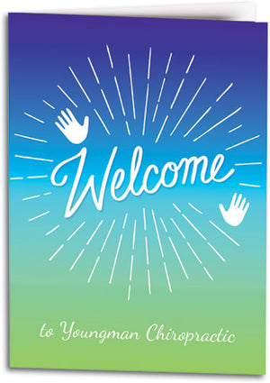 Bright Hands Welcome Folding Card