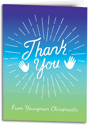 Bright Hands Thank You Folding Card