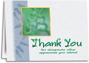 Thank You Spine Plant Folding Card
