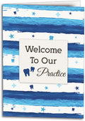 Cool Stripes Welcome Folding Card