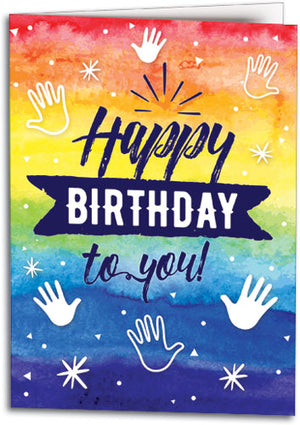 Chiro Confetti Birthday Birthday Folding Card
