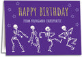 Dancing Bones Birthday Folding Card