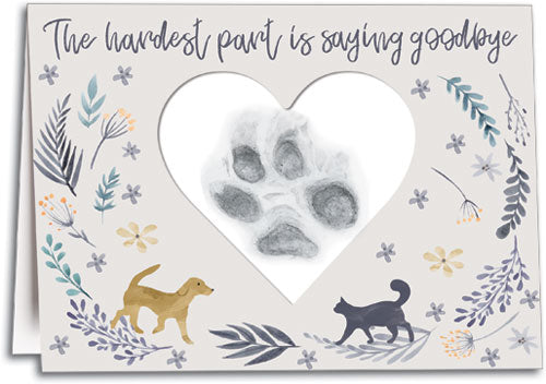 Hardest Goodbye Die-Cut Folding Card
