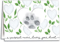 Heart Leaves Die-Cut Folding Card