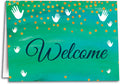 Dots and Hands Welcome Customisable Folding Card