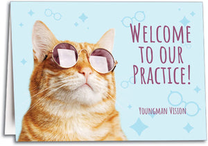 Cool Cat Welcome Folding Card