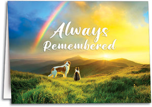 A Pet Remembered Folding Card